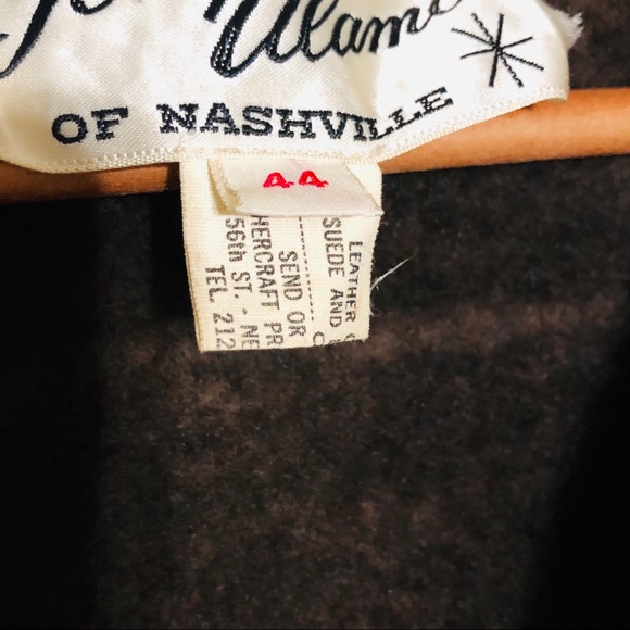 Vintage Tony Alamo Leather Rancher Jacket size 44 - Picture 8 of 10